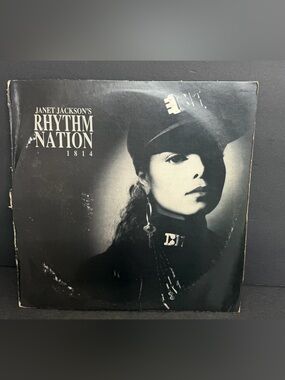 Janet Jackson: Rhythm Nation 1814 1989 A&M Records SP3920 Vinyl LP Record